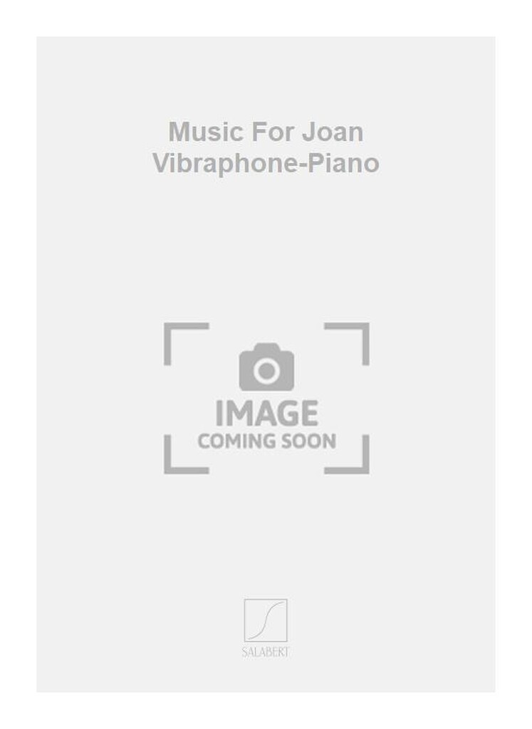 Music For Joan Vibraphone-Piano